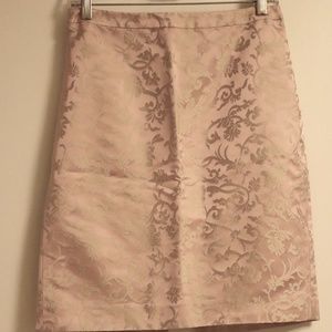 Banana Republic Pink Damask Skirt Size 2P